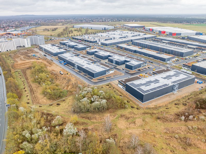 Aerial view of SEGRO Park Berlin Airport