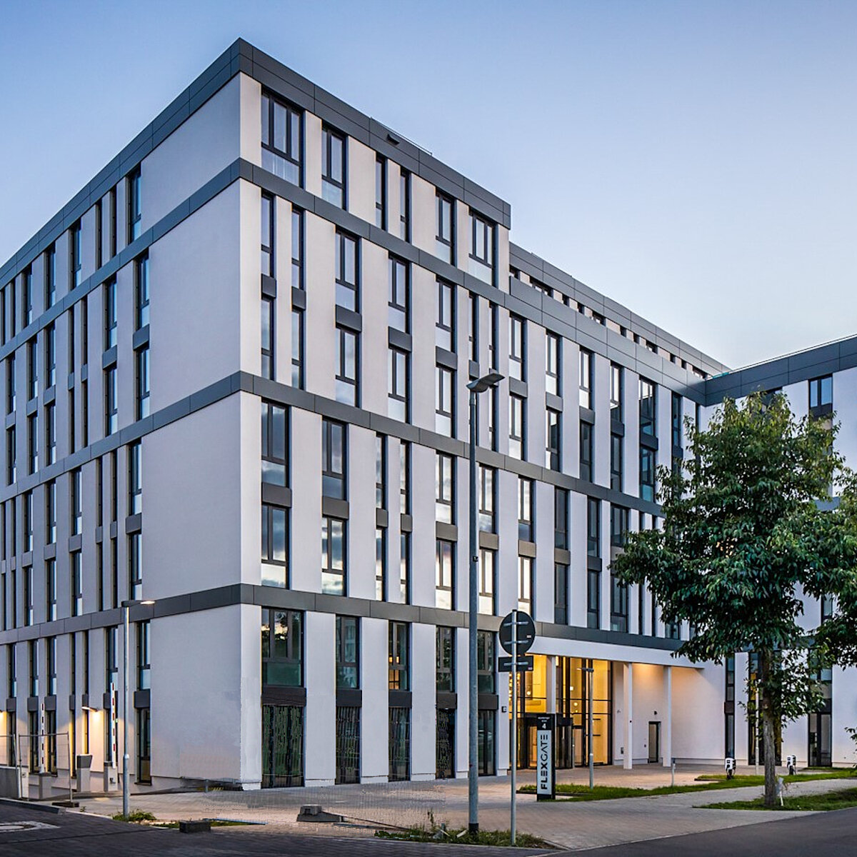 Picture of the FLEXGATE office building at BER