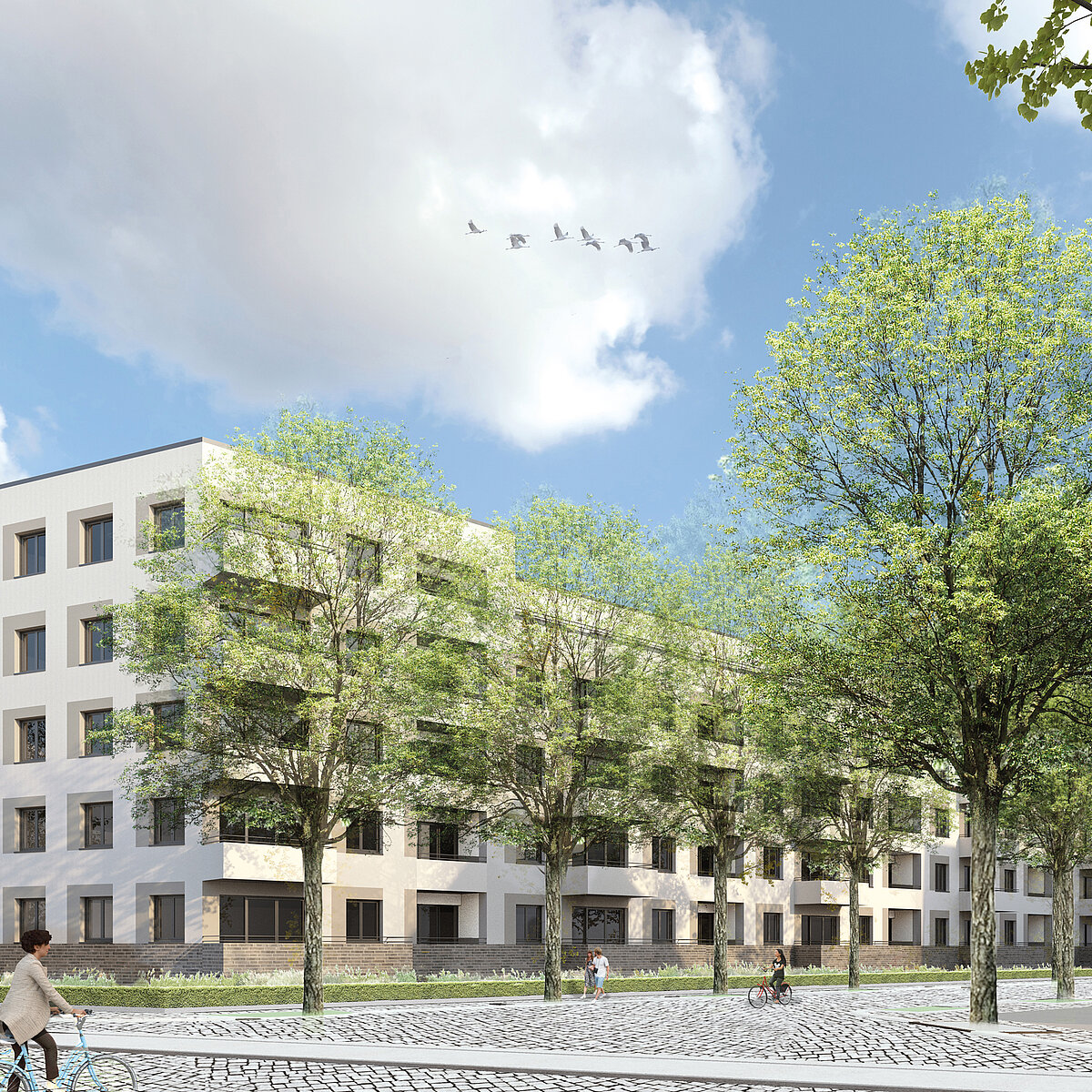 Visualisierung Vereinsstraße Mietwohnungen