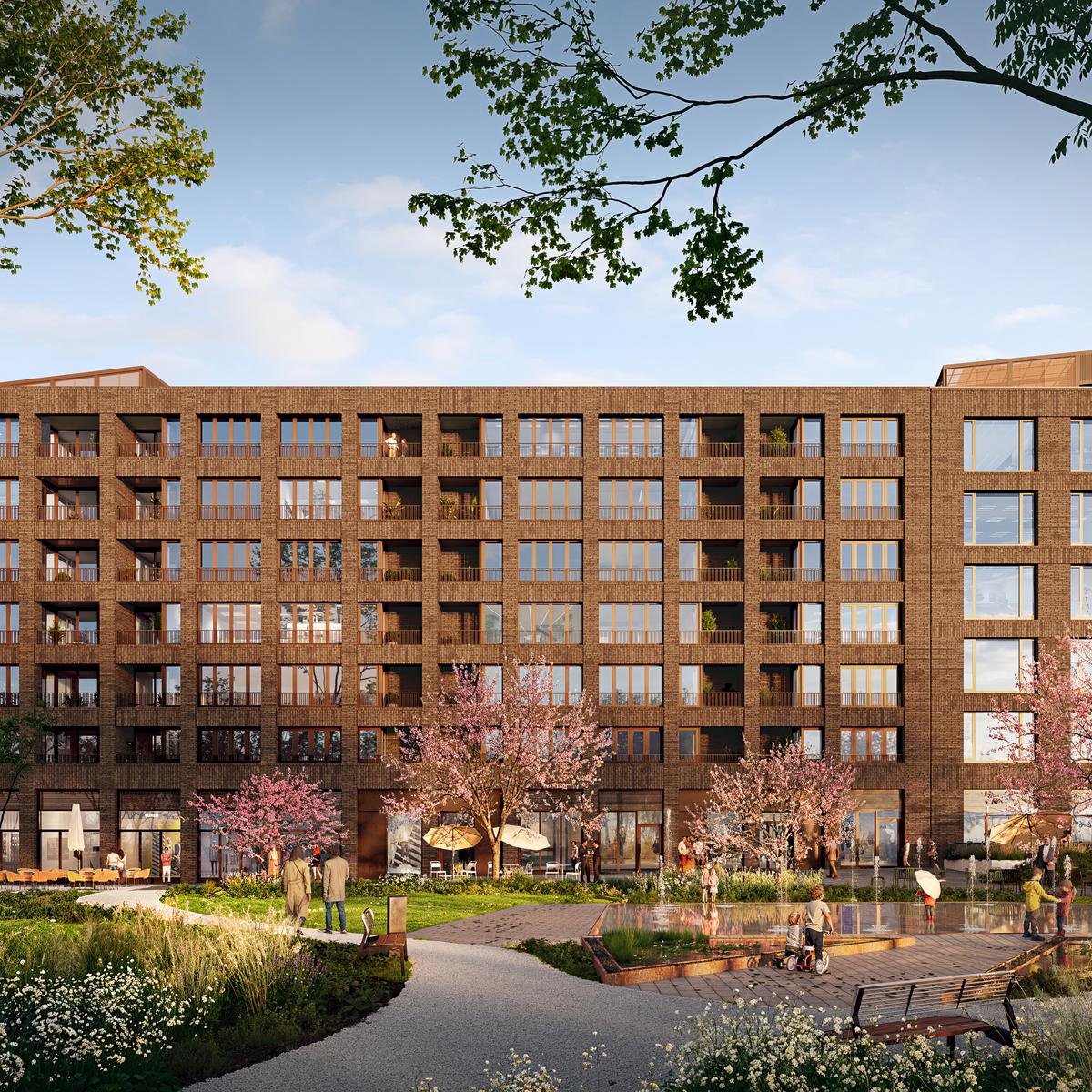 Visualization Nordhafen Living & Office