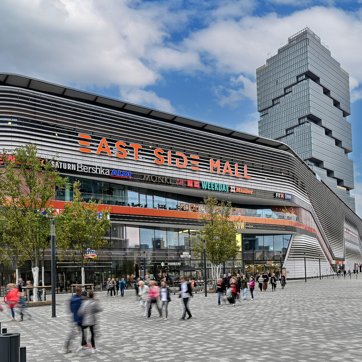Image of the East Side Mall on the topic: Mercedes Benz Quarter - a successful concept with dynamic prospects