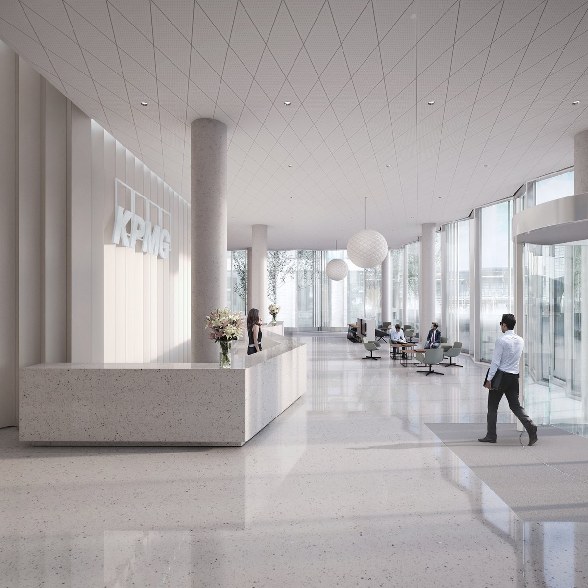 Visualization: High-rise building at Europaplatz