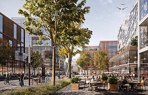 Visualisierung der Midfield Gardens