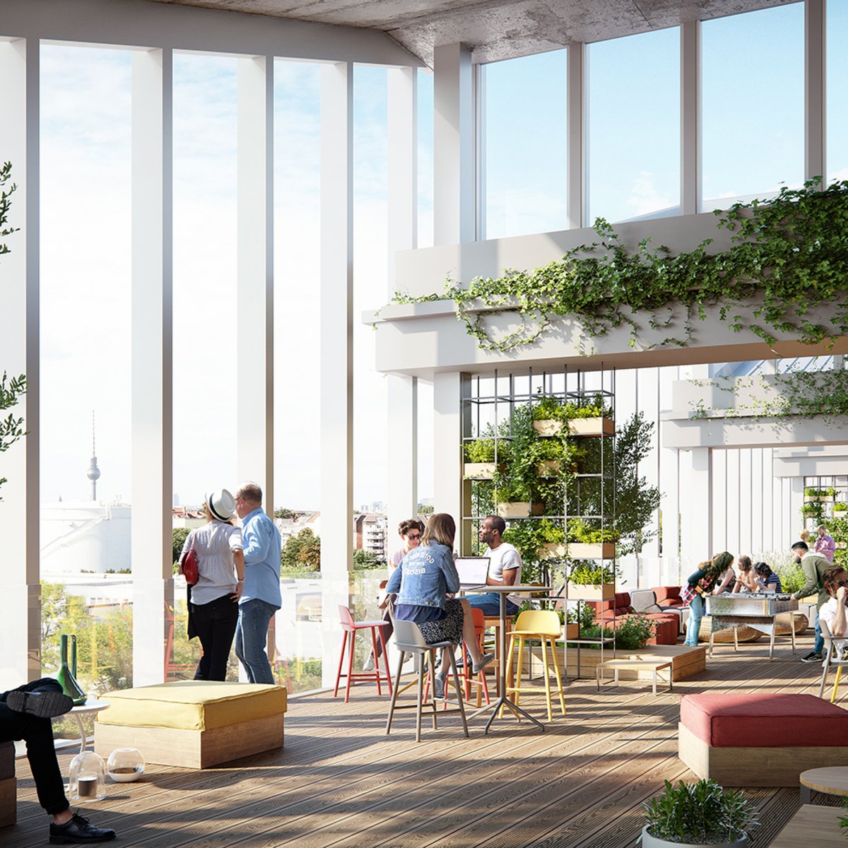 Visualisierung SHED Innensicht Dachgeschoss 