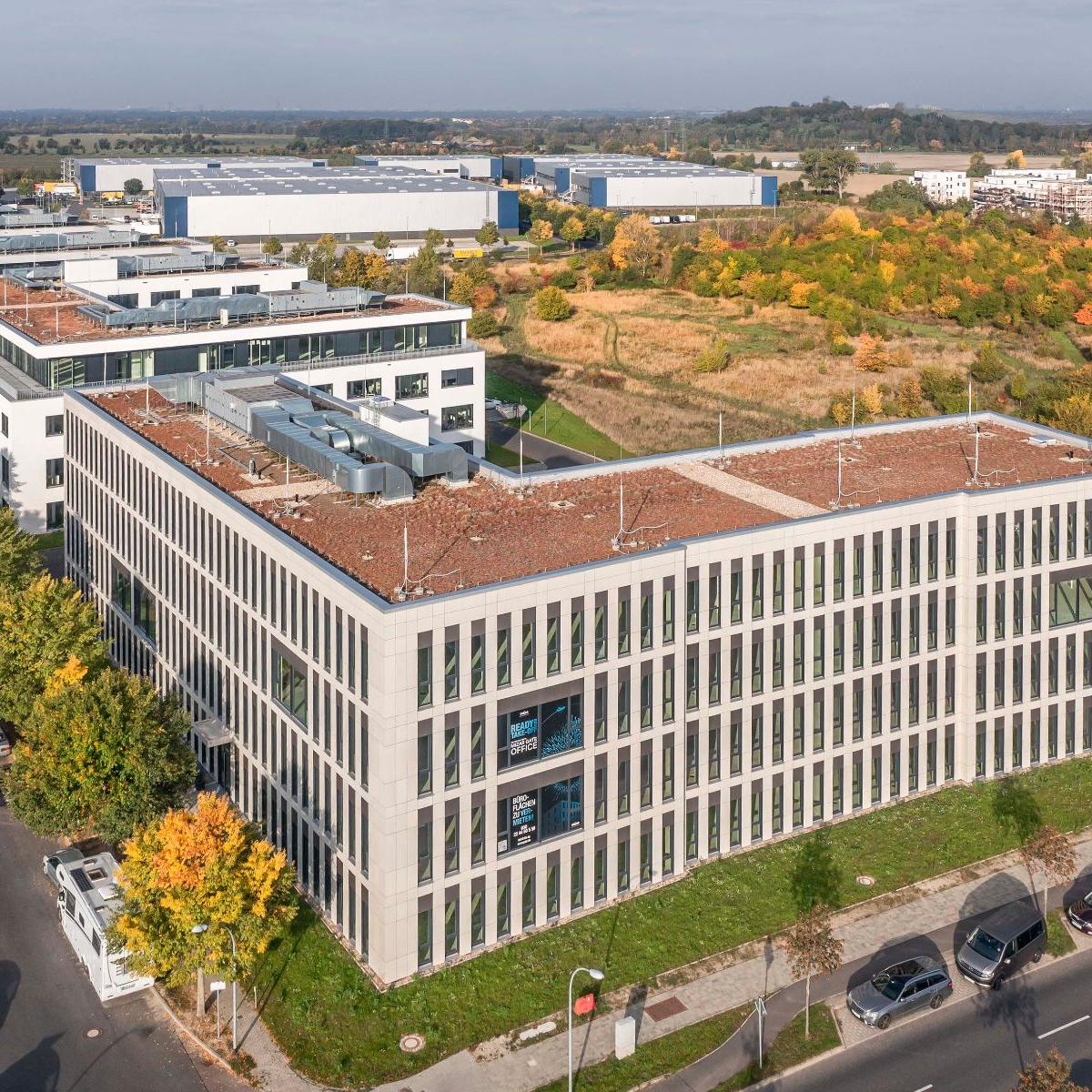 Aerial view of the Mizar Gate Office at BER