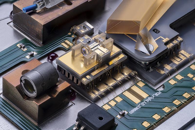Detail of a microintegrated laser module