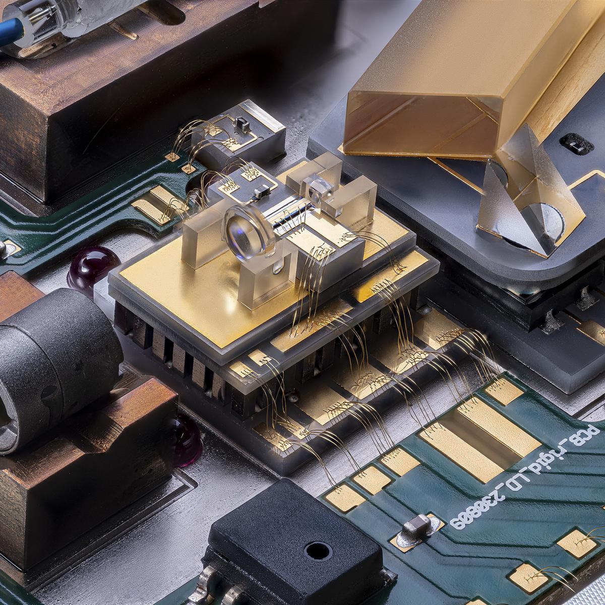 Detail of a microintegrated laser module