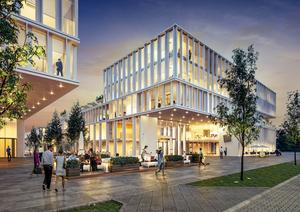 Visualization Bauwert new administrative headquarters of Berliner Sparkasse