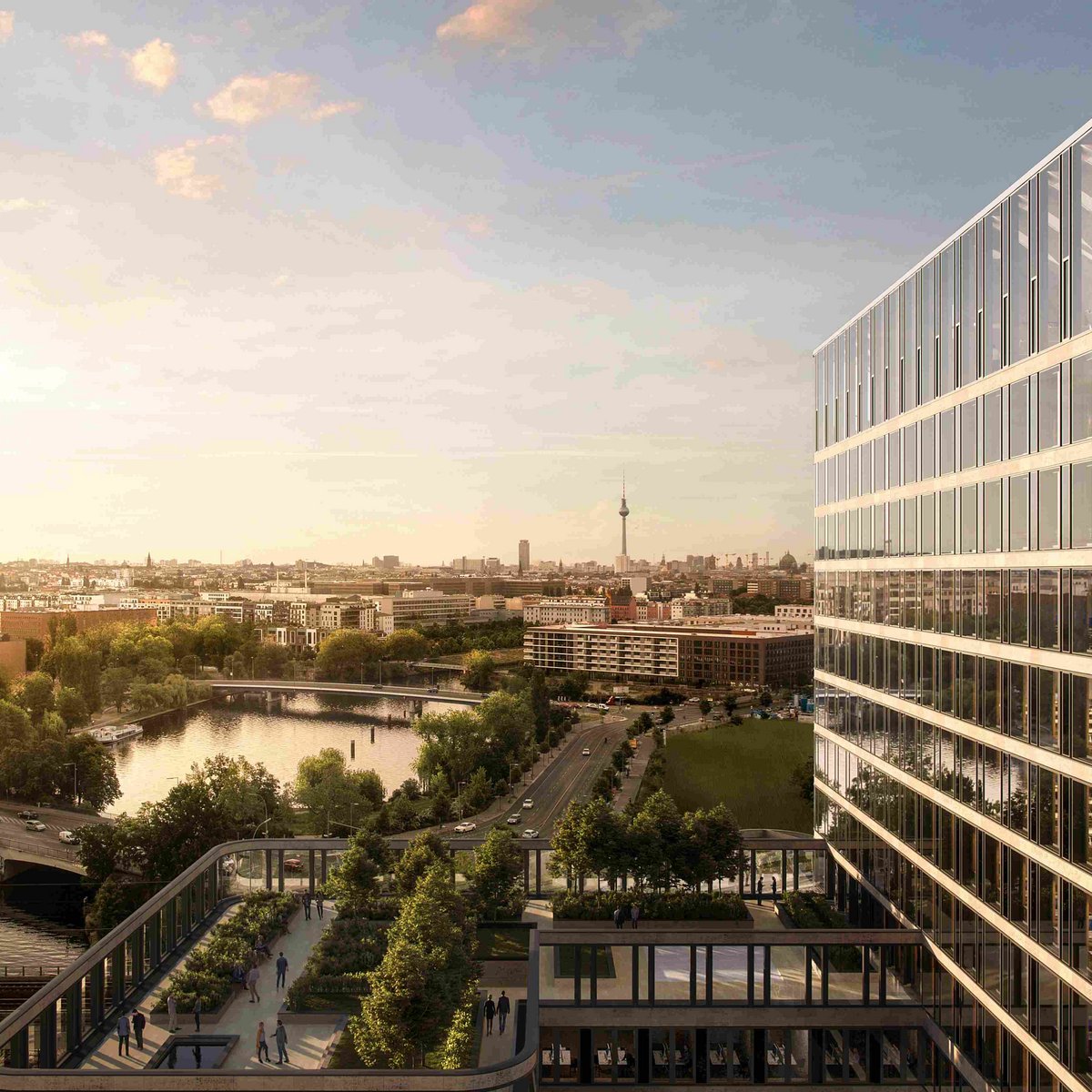 Visualization Port One - panoramic view | Europacity