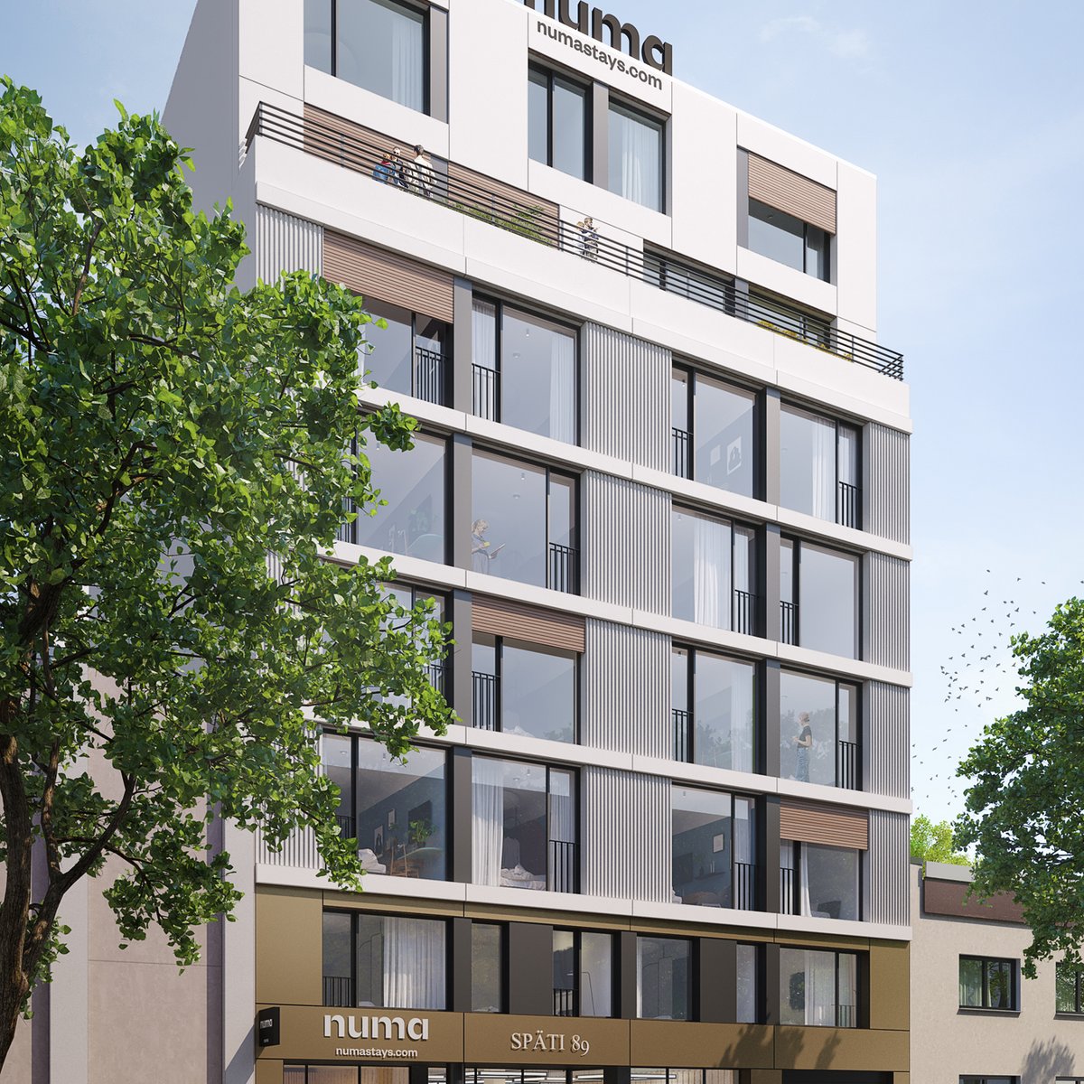 Visualization of the new building