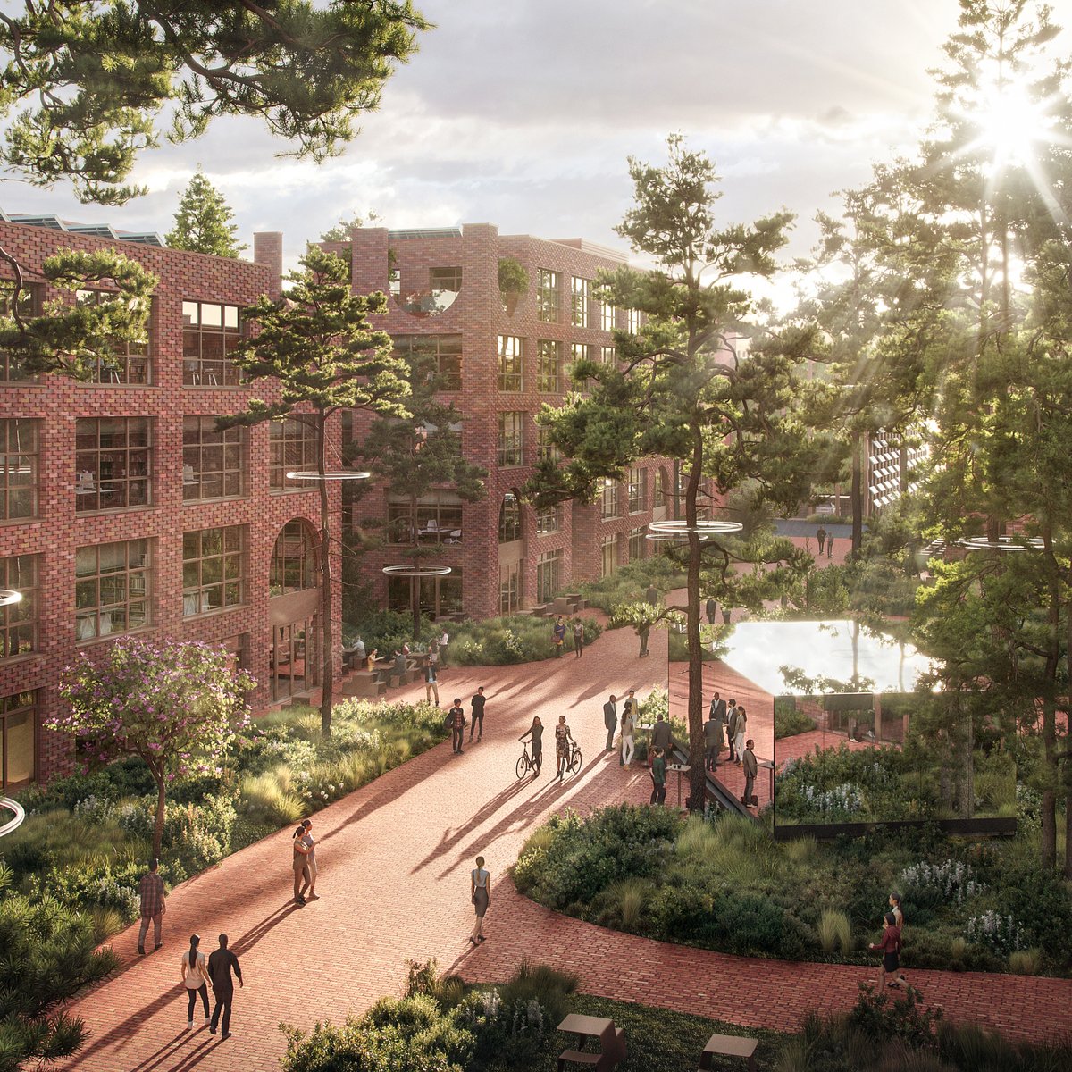 Außenvisualisierung Projektentwicklung TESTA