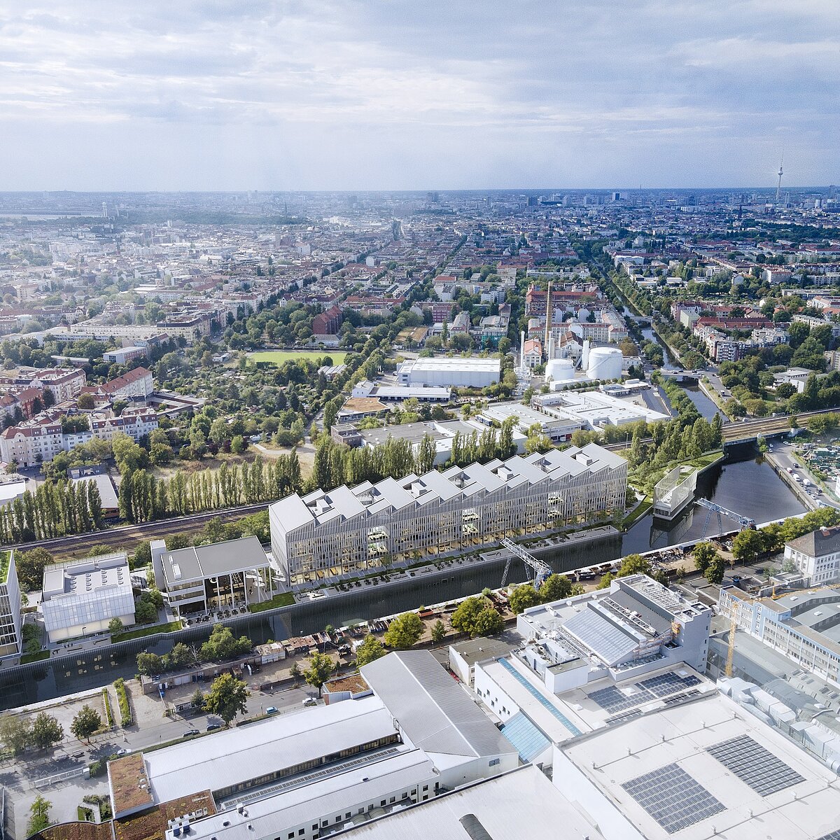 Visualisierung SHED Gewerbeensemble Berlin-Neukölln