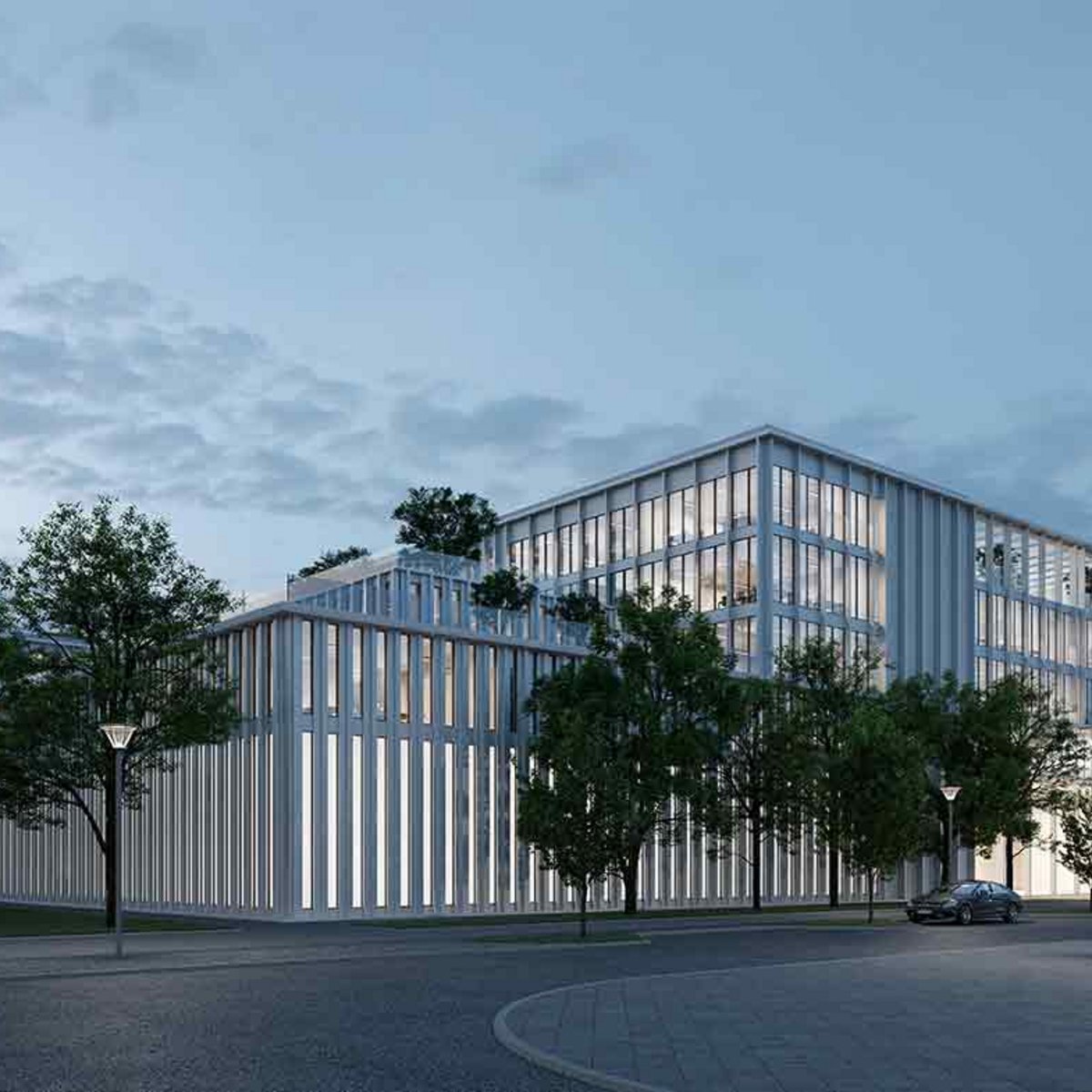 Visualization of Siemens' new Adlershof headquarters
