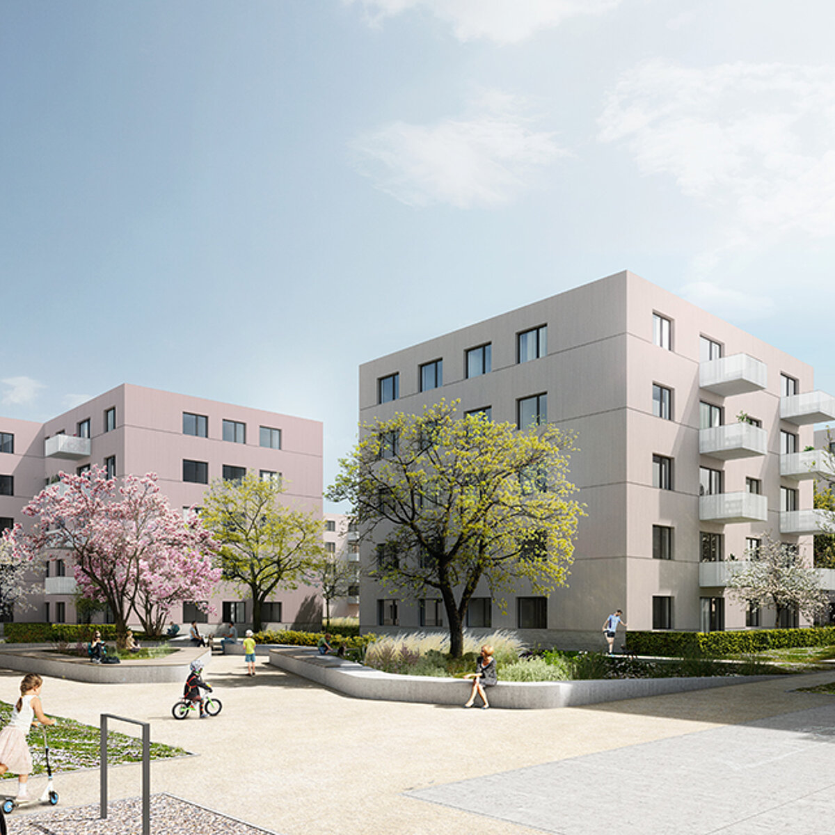 Visualisierung Wohnquartier in Berlin Köpenick