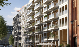 Visualization of the mixed-use quarter “Forty4” in Berlin