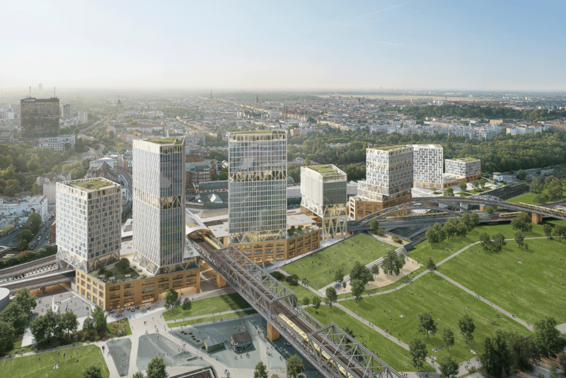 Visualization of Urban Mitte at Gleisdreieck, Kreuzberg (Berlin)