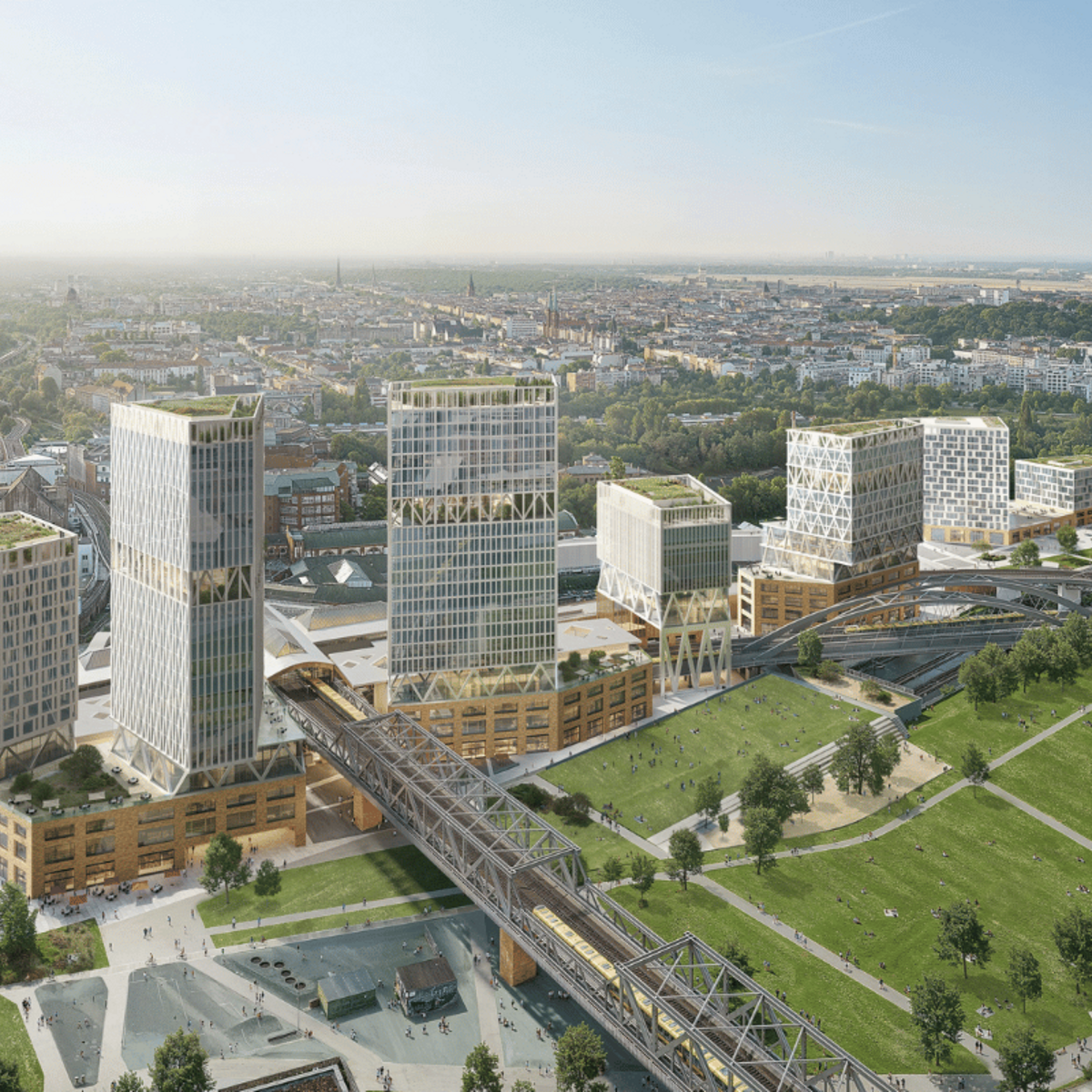 Visualization of Urban Mitte at Gleisdreieck, Kreuzberg (Berlin)