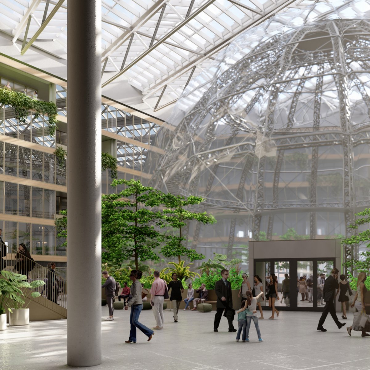 Visualization of EUREF-Campus Berlin