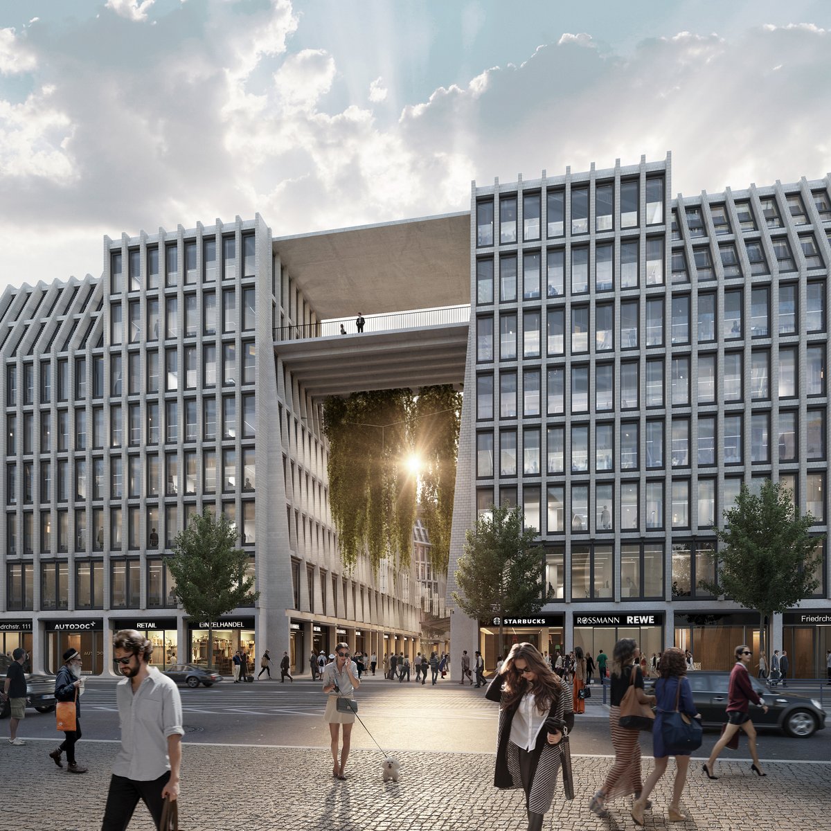 Visualization of the city quarter AM TACHELES