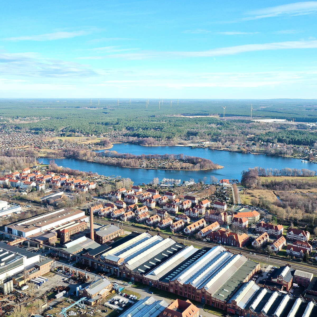 Lok21 - aerial view