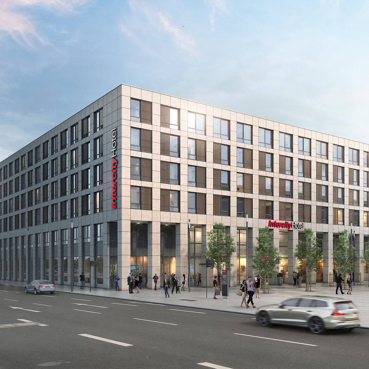 Visualisization of the IntercityHotel at BER airport