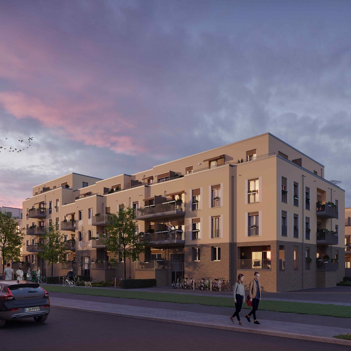 Visualization of the urban quarter "Marienufer"