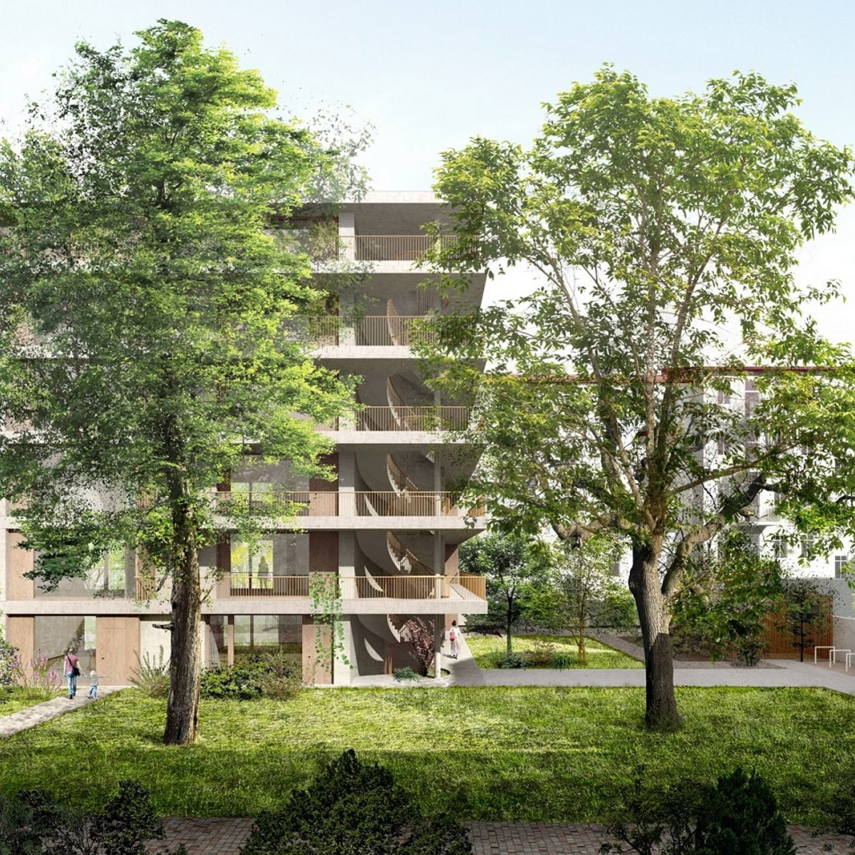 Visualisierung Wohnungsbau Berlin Mitte