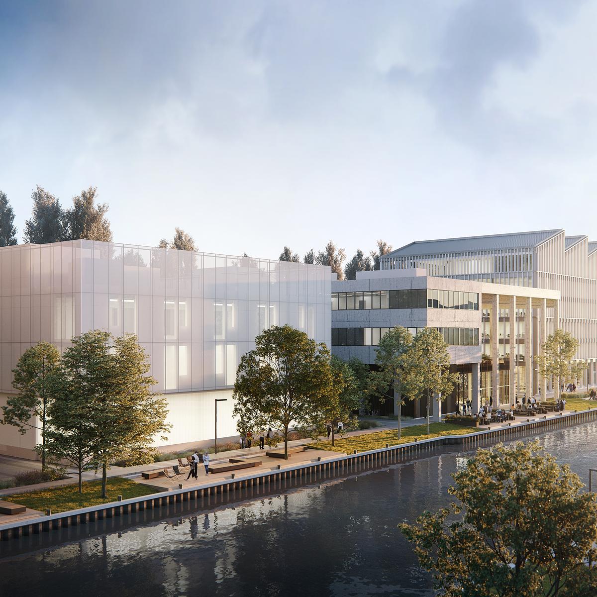 Visualization of the SHED quarter – News: TK Elevator moves to Neukölln