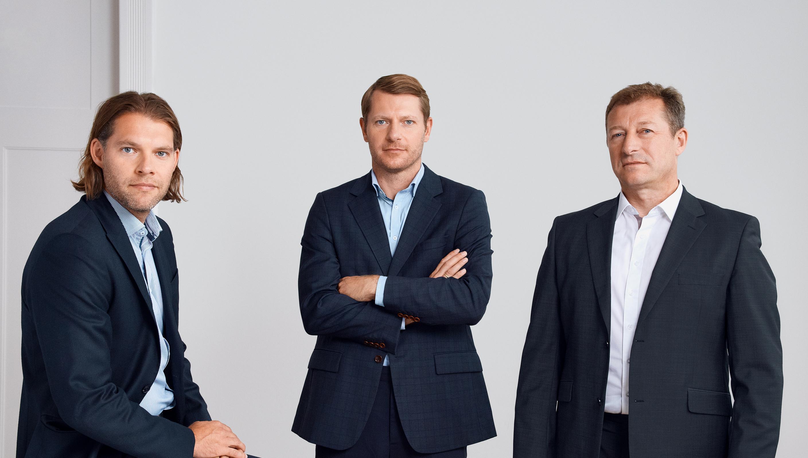 Teamaufnahme: Alexander Tank (Geschäftsführer), Kai-Uwe Tank (Geschäftsführer), Frank Bochon (Projektleiter)