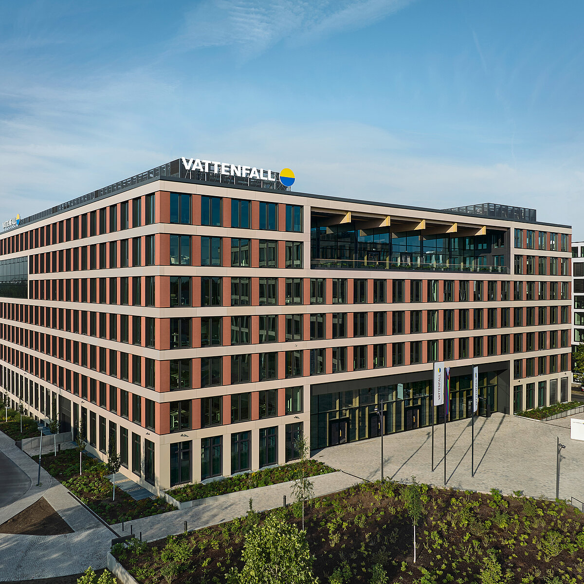 Aussenansicht Vattenfall Gebäude