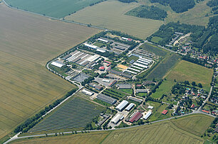 Luftaufnahme vom Europarc Dreilinden in Kleinmachnow
