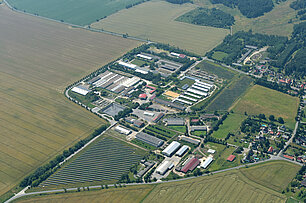 Luftaufnahme vom Europarc Dreilinden in Kleinmachnow