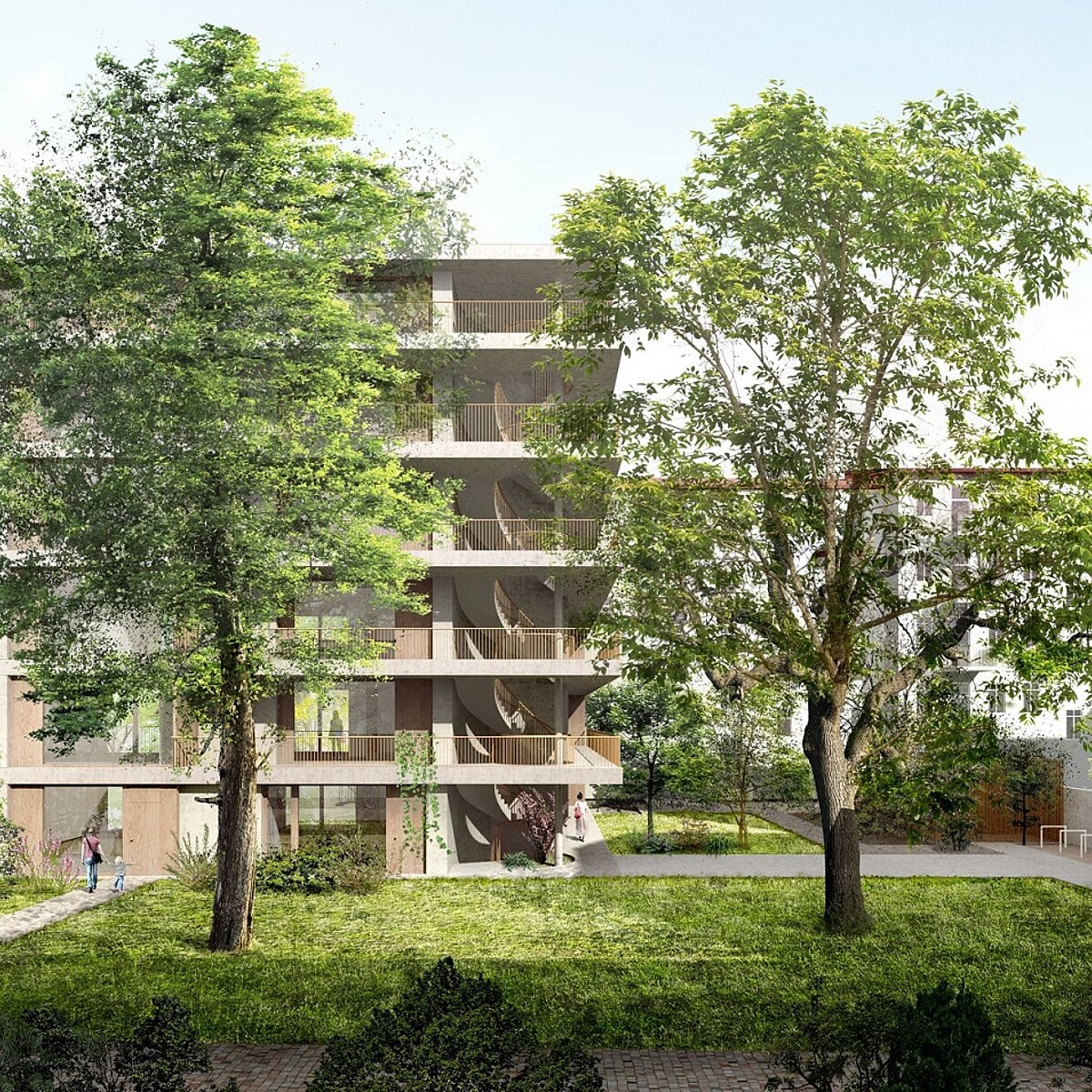 Visualisierung Wohnungsbau Berlin Mitte