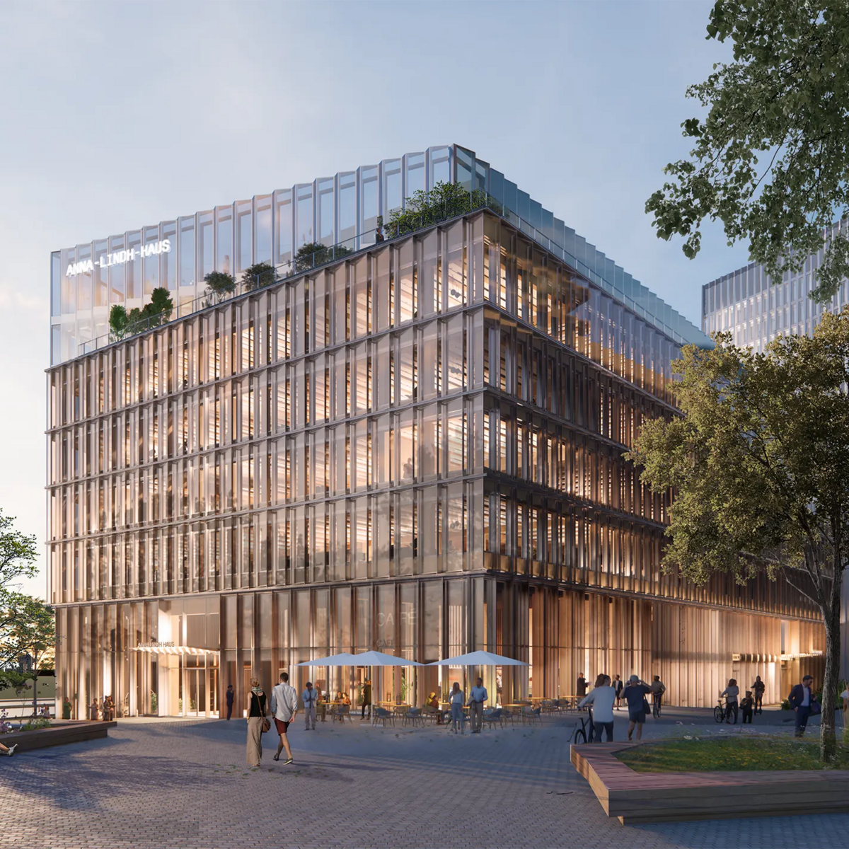 Visualization of Berlin office project Anna Lindh House