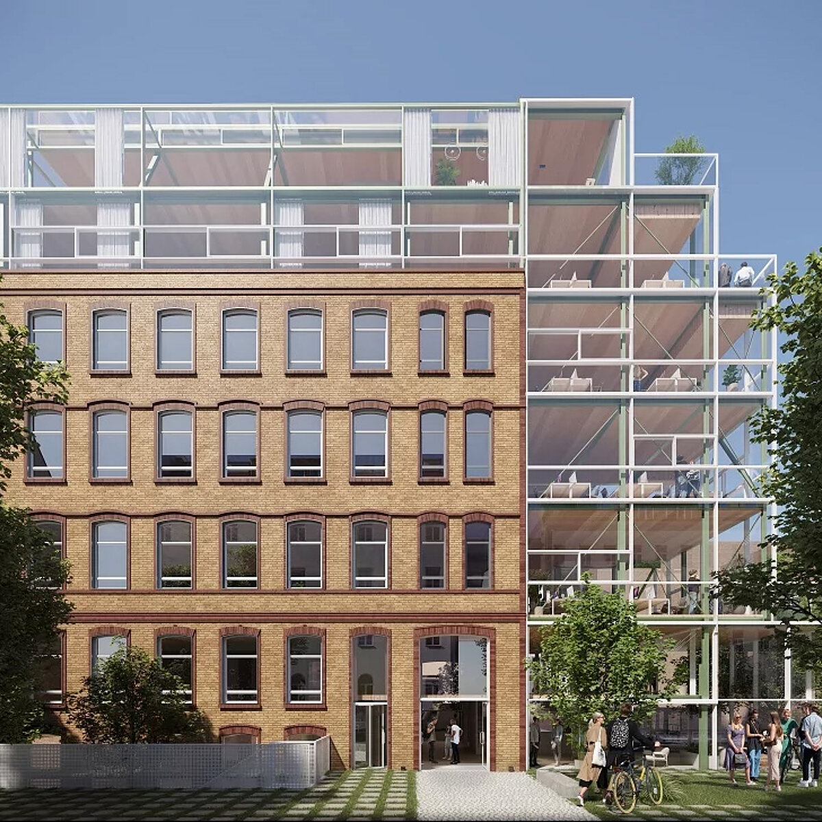 Exterior view office building Berlin-Kreuzberg