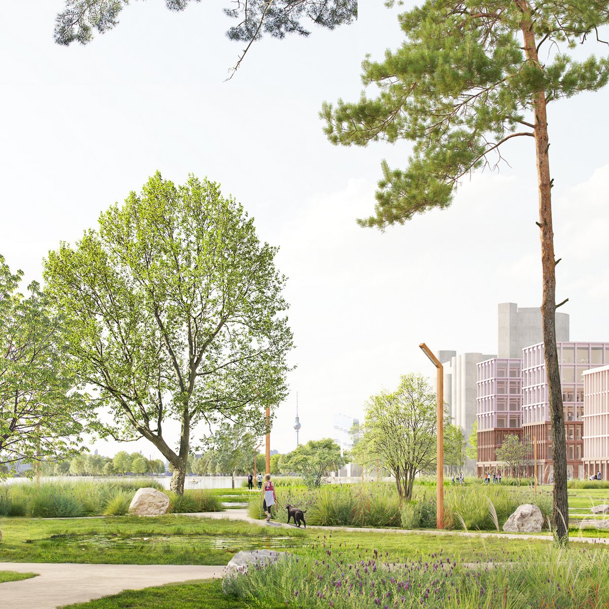 Visualisierung Quartier "Spreeküste"