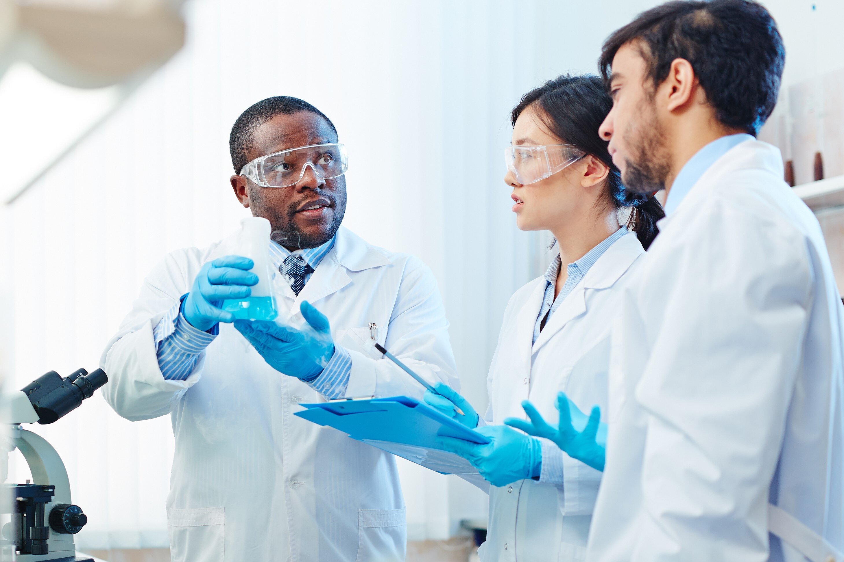 Scientists in the lab