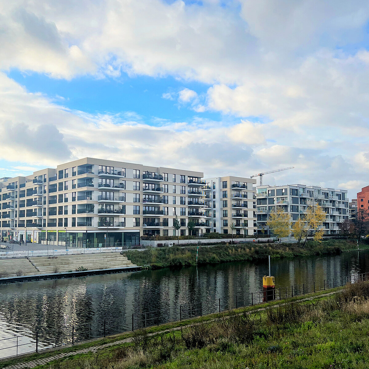 Photo of the residential properties in Europacity Berlin