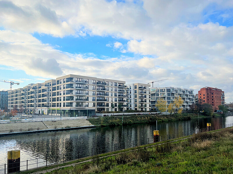 Photo of the residential properties in Europacity Berlin