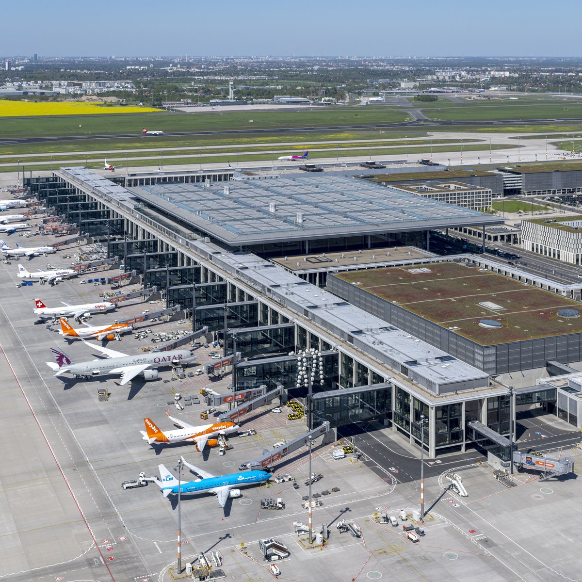 Berlin Brandenburg Airport (BER) apron traffic statistics for April 2024 - 2.15 million passengers