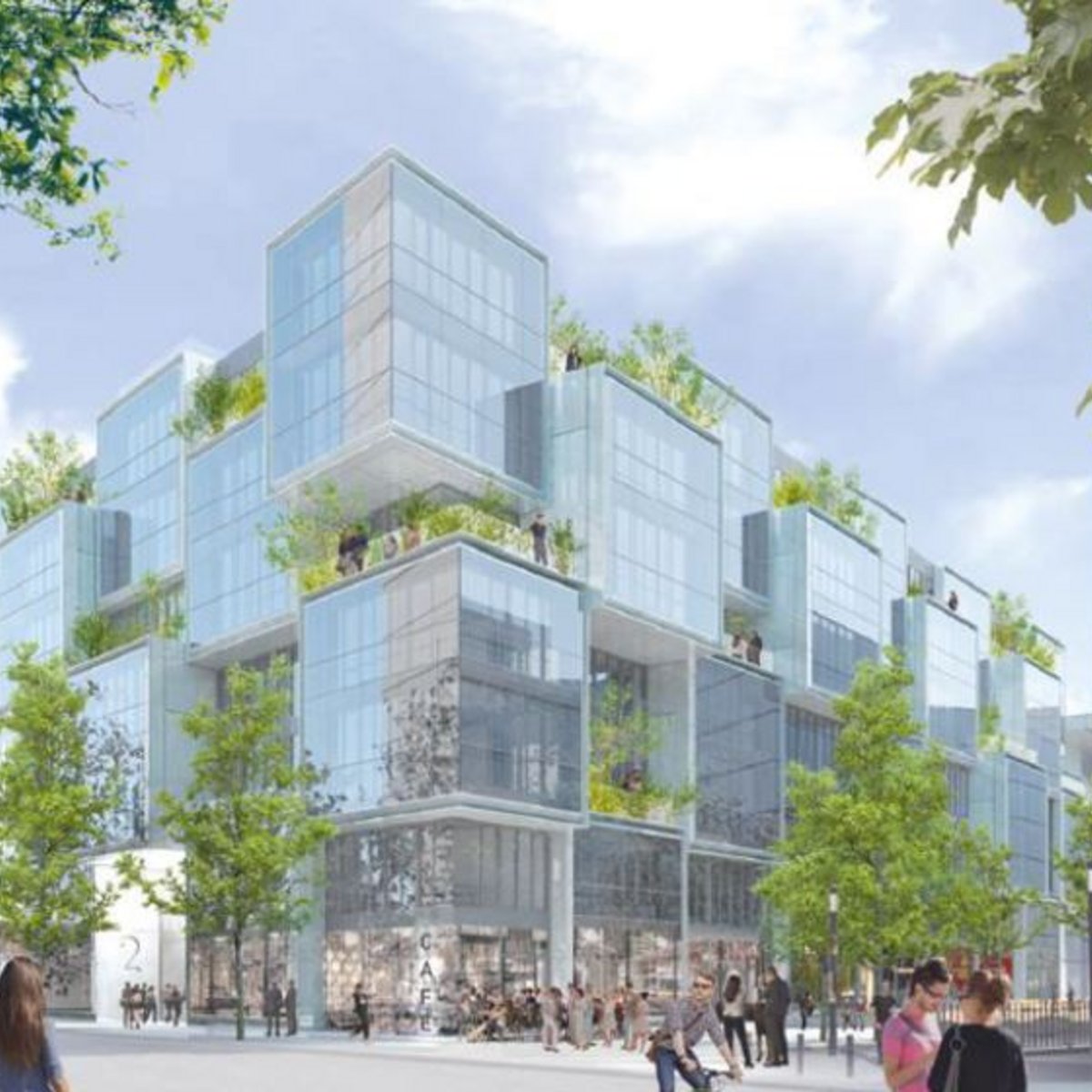 Visualization of the "East Side Cubes"