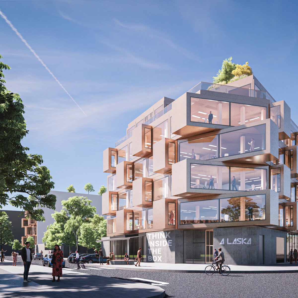 Visualisierung Gebäude A LASKA