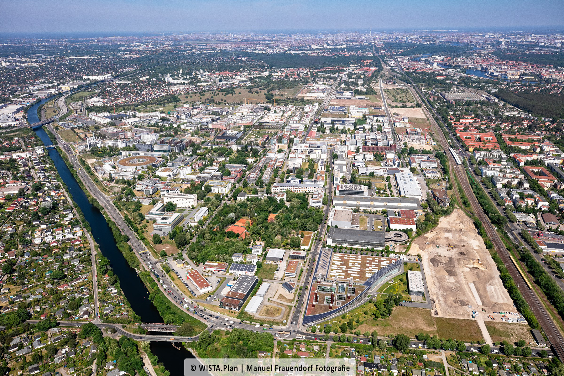 Luftaufnahme Technologiepark Adlershof